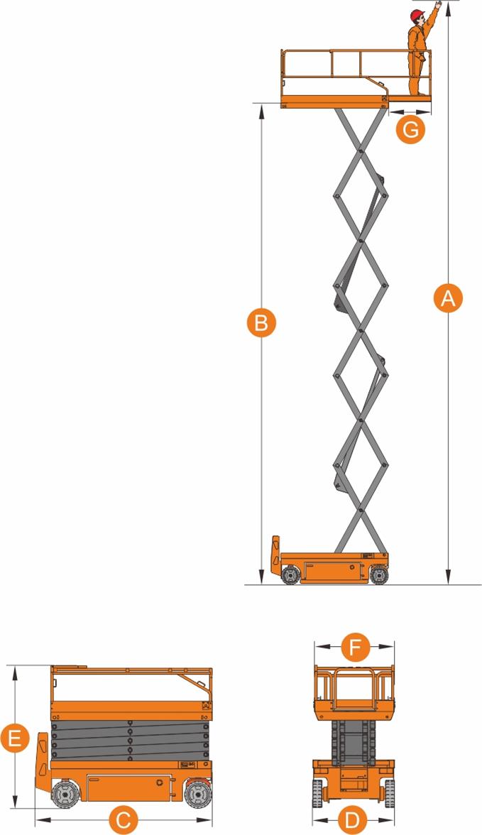 自行走剪叉式高空作业平台JCPT1412HD步骤